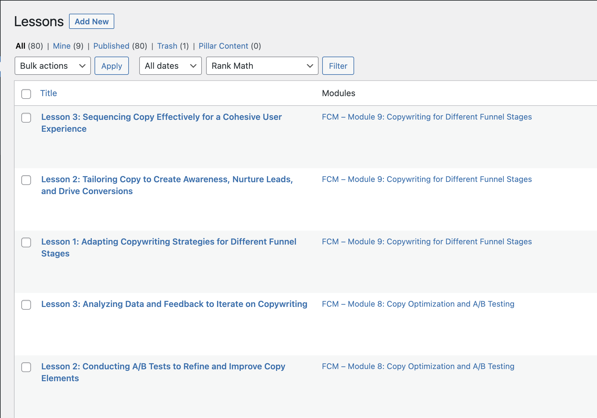 Open Source: WP Courses Plugin
